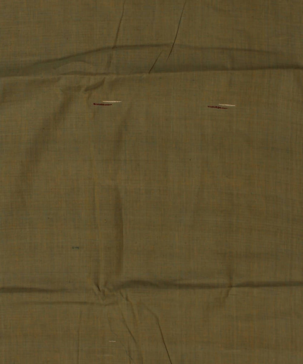 0.65m Light green handloom cotton fabric