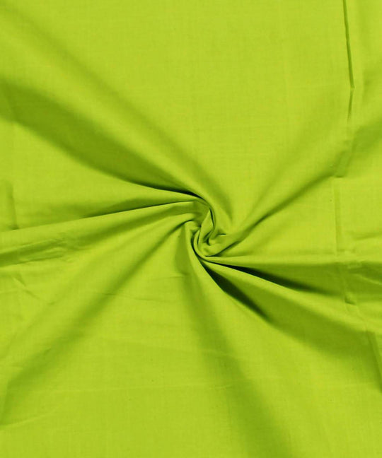 Handwoven Light Green Cotton Fabric