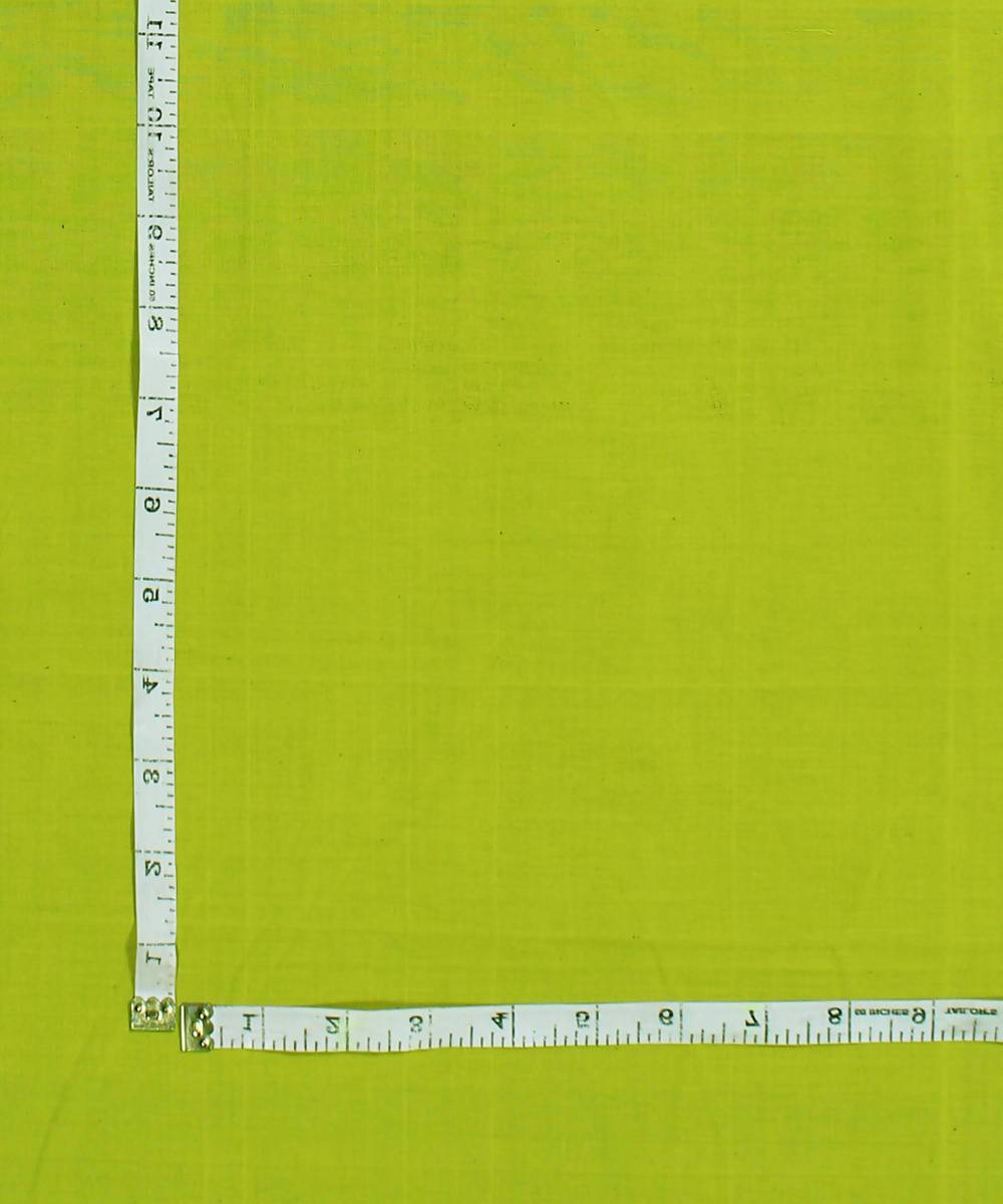 Handwoven Light Green Cotton Fabric