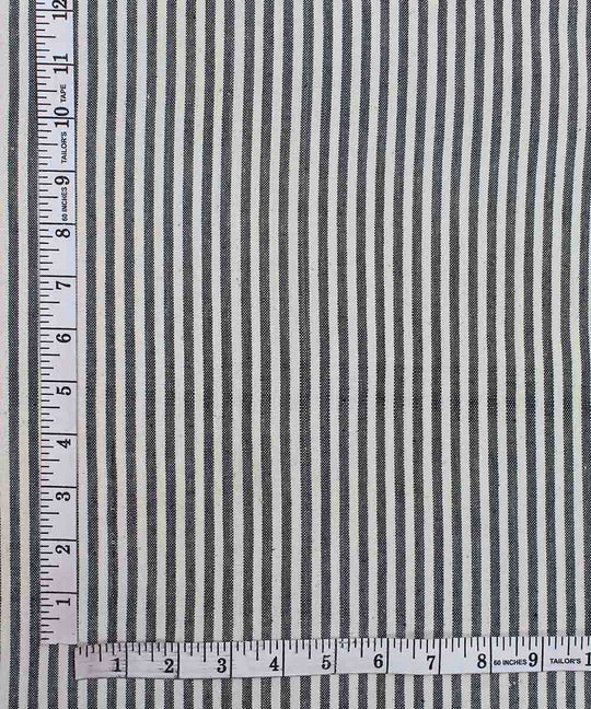 handloom black white handspun cotton fabric